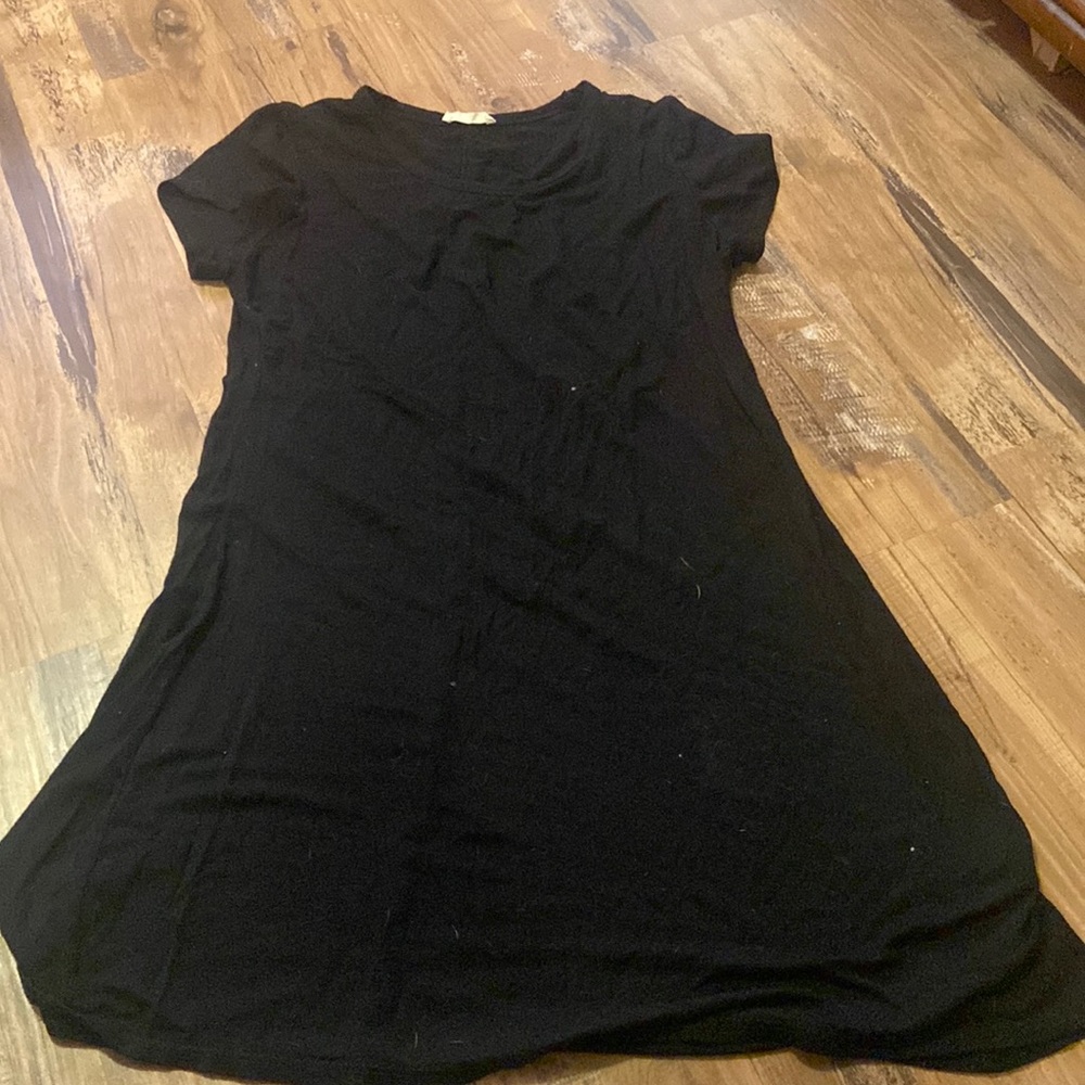 Long black girls dress